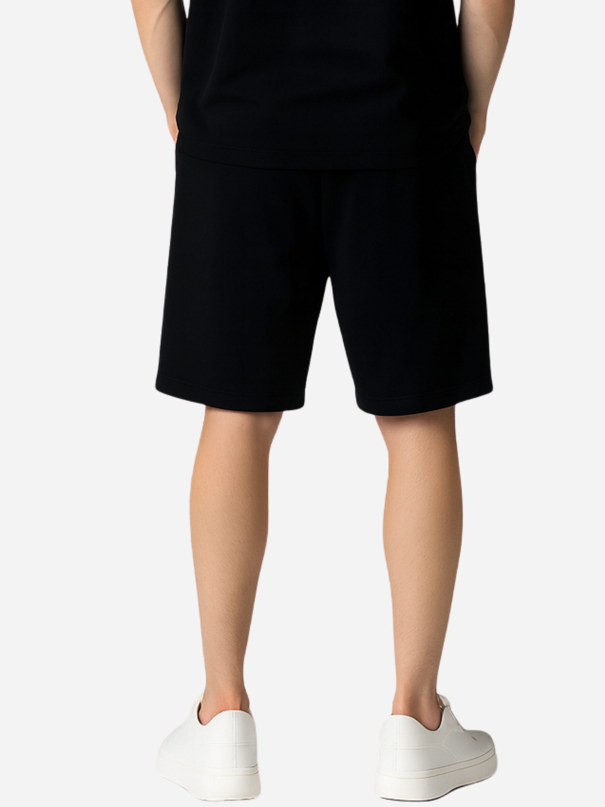 Vyfinity Pulse Shorts Schwarz Herren Rückseite Basic Streetwear ohne Print